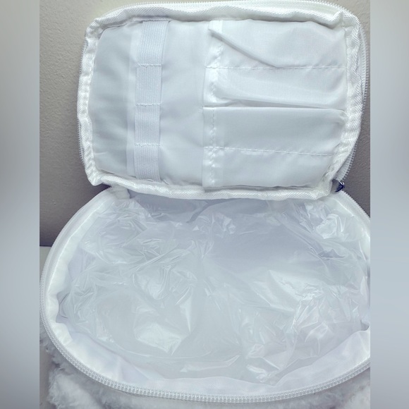 Miniso x Hello Kitty White Fluffy Makeup Bag and Pouch combo - Picture 4 of 4